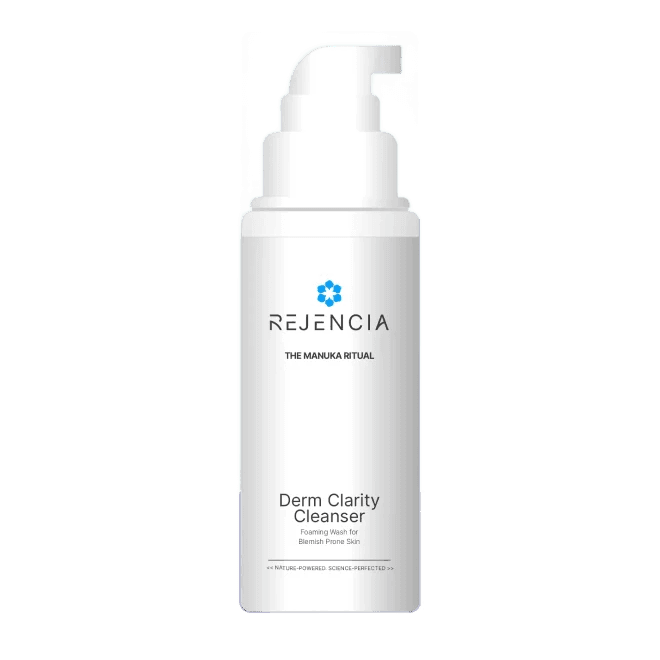 Rejencia Derm Clarity Cleanser bottle on a white background